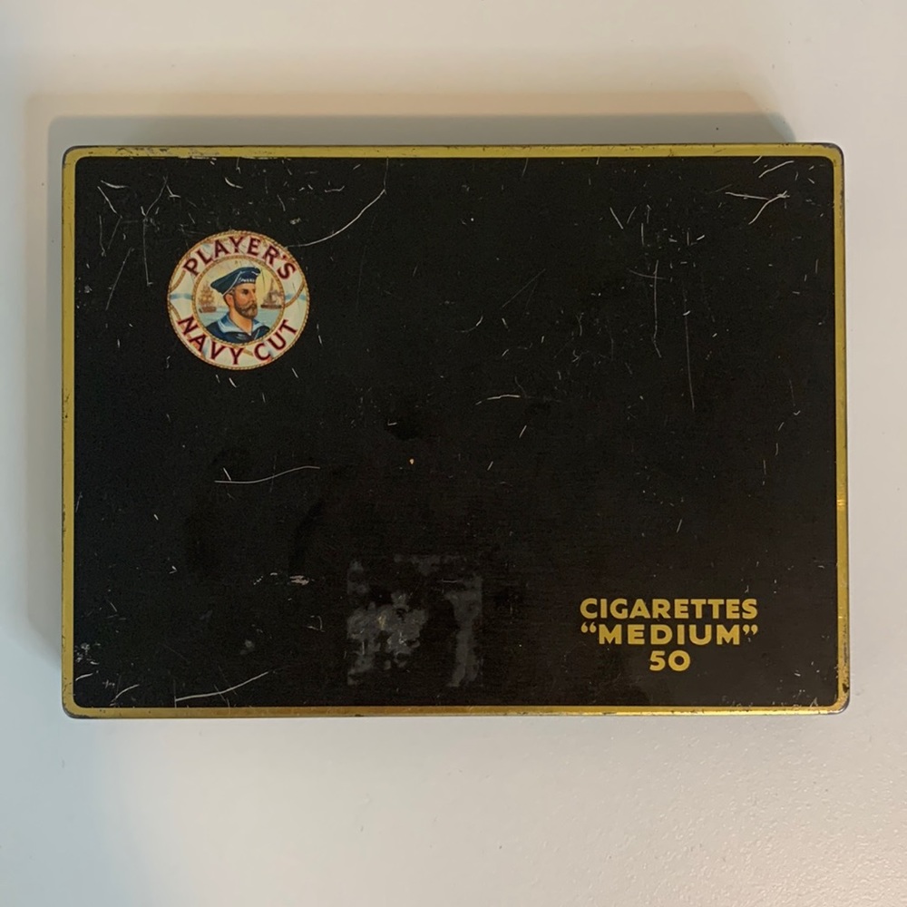 VINTAGE | Player’s Navy Cut Cigarette Tin